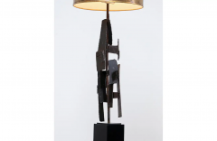 Richard Barr Richard Barr Brutalist Iron Table Lamp for Laurel - 2870505