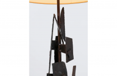 Richard Barr Richard Barr Brutalist Iron Table Lamp for Laurel - 2870507
