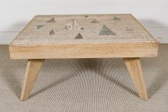 Richard Blow A Richard Blow for Montici Inlayed Travertine Coffee Table 1950s - 164528