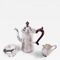 Richard Comyns 1980s Thatcher Era Return to Tradition English Georgian Coffee Set - 4237368