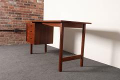 Richard Ernst Artschwager Mid Century American Modern Studio Craft Walnut Desk by Richard Artschwager - 4611146
