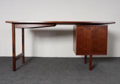 Richard Ernst Artschwager Mid Century American Modern Studio Craft Walnut Desk by Richard Artschwager - 4611153
