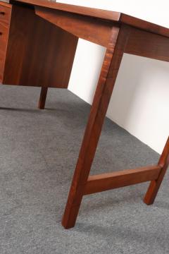 Richard Ernst Artschwager Mid Century American Modern Studio Craft Walnut Desk by Richard Artschwager - 4611156