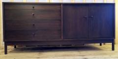 Richard Ernst Artschwager Richard Artschwager Studio Crafted Four Drawer Walnut Credenza Dresser 1960s - 2071865