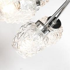 Richard Essig Mid Century 18 Arm Chrome Glass Sputnik Chandelier Attributed to Richard Essig - 4489799