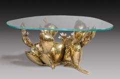 Richard Faure Sculpture Coffee Table Prickly Pear by Richard Faure France circa 1975 - 916822