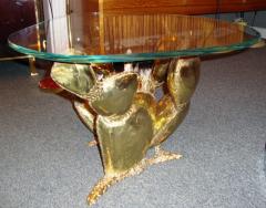 Richard Faure Sculpture Coffee Table Prickly Pear by Richard Faure France circa 1975 - 916823