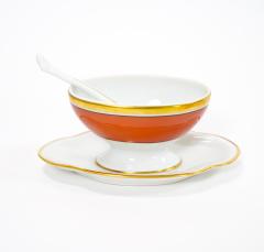 Richard Ginori Burnt Orange Contessa Extensive Dinnerware Service Of 141 Pieces - 3307294