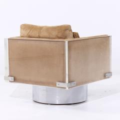 Richard Himmel Richard Himmel Mid Century Lucite Swivel Lounge Chairs Pair - 4113581