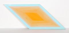 Richard Joseph Anuszkiewicz Orange on Blue Rhombus from Volumes Variable Multiple - 880034
