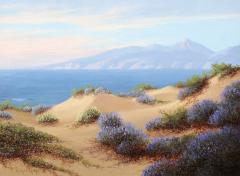 Richard Kruger Coastal View with Lilacs - 3929063