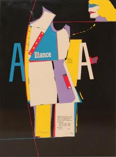 Richard Lindner Richard Lindner Pop Art Silkscreen Alliance in Art 1968 - 2987517