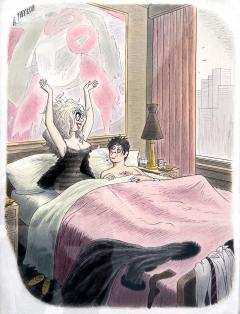 Richard Lippincott Denison Taylor Nude Girl Epiphany Playboy Cartoon Womens Liberation Moment - 3924356