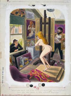 Richard Lippincott Denison Taylor The Male Gaze Literally Playboy Cartoon - 4308824