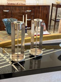 Richard Meier Richard Meier King Richard Candlesticks for Swid Powell 1983 - 4764712