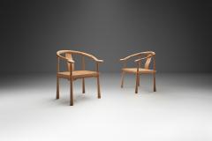 Richard Nissen Pair of Yin Chairs by Richard Nissen for Nissens Tr varefabrik Denmark 1960s - 4242615