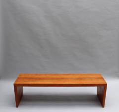 Richard Peduzzi 2 French 1980s Solid Cherry Benches by Richard Peduzzi - 2399636