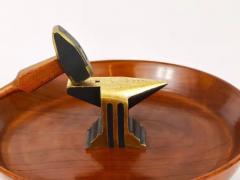 Richard Rohac Midcentury Nut Cracker Bowl Hammer Anvil by Richard Rohac Austria 1950s - 4057531