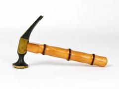 Richard Rohac Richard Rohac Bamboo Brass Hammer Bottle Opener Cork Screw Nutcracker 1950s - 4058096
