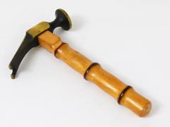 Richard Rohac Richard Rohac Bamboo Brass Hammer Bottle Opener Cork Screw Nutcracker 1950s - 4058107