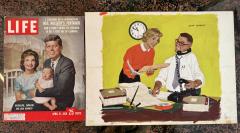 Richard Sargent Cereal Surrealism Mid Century Illustration Original Artwork - 4594134