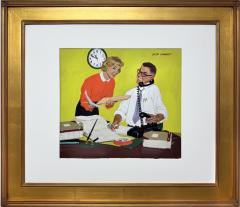 Richard Sargent Cereal Surrealism Mid Century Illustration Original Artwork - 4594136