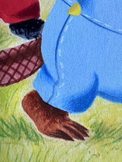 Richard Scarry Richard Scarry Original Art Danny Beavers Secret - 4587076