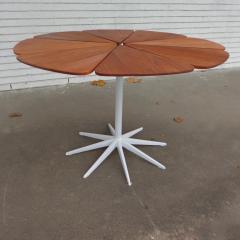 Richard Schultz Early Richard Schultz 43 inch Redwood Petal Dining Table need to realign petals - 3460613