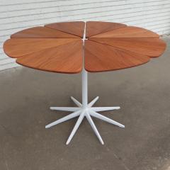 Richard Schultz Early Richard Schultz 43 inch Redwood Petal Dining Table need to realign petals - 3460617