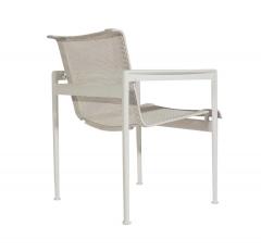 Richard Schultz Mid Century Modern White Patio Chairs and Table Set by Richard Schultz for Knoll - 1749237