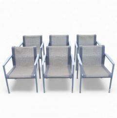 Richard Schultz Set of Six Richard Schultz 1966 Outdoor Collection Dining Armchairs  - 4238304