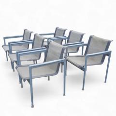 Richard Schultz Set of Six Richard Schultz 1966 Outdoor Collection Dining Armchairs  - 4238306