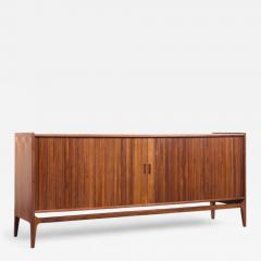 Richard Thompson Richard Thompson for Glenn of California Mid Century Walnut Tambour Credenza - 4296990