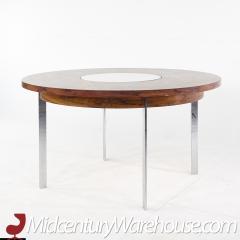 Richard Young Mid Century Round Rosewood Lazy Susan Dining Table - 2570122