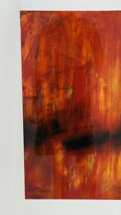 Rick Hobbs 2008 Rick Hobbs Rehearsal Large Abstract Acrylic Painting on Board Signed - 4722009