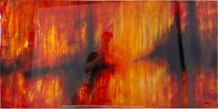Rick Hobbs 2008 Rick Hobbs Rehearsal Large Abstract Acrylic Painting on Board Signed - 4728393