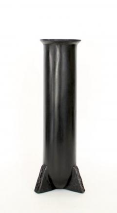 Rick Owens RICK OWENS BRONZE SCULPTURAL URNETTE VASE IN BLACK PATINA - 2069442