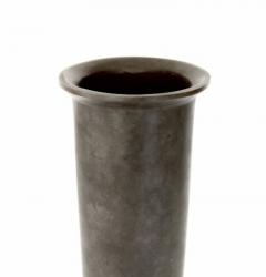 Rick Owens RICK OWENS BRONZE SCULPTURAL URNETTE VASE IN NITRATE PATINA - 2069450