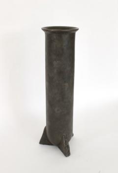 Rick Owens RICK OWENS BRONZE SCULPTURAL URNETTE VASE IN NITRATE PATINA - 2069451