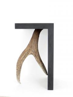 Rick Owens RICK OWENS STAG T STOOL IN BLACK WITH ANTLER - 3136460