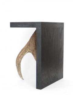 Rick Owens RICK OWENS STAG T STOOL IN BLACK WITH ANTLER - 3136463