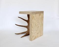 Rick Owens RICK OWENS STAG T STOOL IN NATURAL WITH ANTLER - 3136455