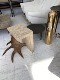Rick Owens RICK OWENS STAG T STOOL IN NATURAL WITH ANTLER - 3136456