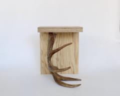 Rick Owens RICK OWENS STAG T STOOL IN NATURAL WITH ANTLER - 3136474