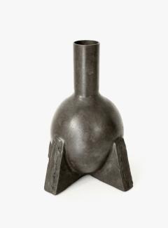 Rick Owens Rick Owens Cast Bronze Duck Neck Vase Nitrate Patina - 1565445