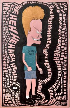 Rick Parker Beavis and Butthead Illustration Original Art from MTVs Lead Artist - 4605211