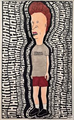 Rick Parker Beavis and Butthead Illustration Original Art from MTVs Lead Artist - 4605218