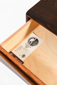 Rimbert Sandholt Pair of Rimbert Sandholt Bedside Tables in Rosewood by Glas Tr Hovmantorp - 4645766