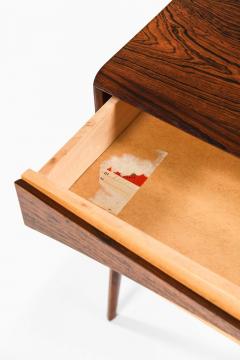 Rimbert Sandholt Pair of Rimbert Sandholt Beech Rosewood Bedside Tables 1960s - 4632620