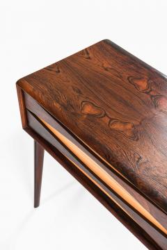 Rimbert Sandholt Pair of Rimbert Sandholt Beech Rosewood Bedside Tables 1960s - 4632625